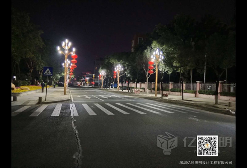 東莞鳳崗鎮街道城市夜景道路亮化工程項目